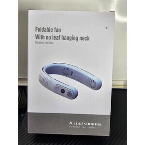 Neck fan rechargeable 4 turbo portable neck fan